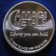 1 Oz Amagi Metals End The Fed.  999 Fine Silver Art Round Silver photo 3