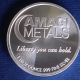 1 Oz Amagi Metals End The Fed.  999 Fine Silver Art Round Silver photo 5