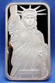 ``johnson Matthey Statue Of Liberty Frosted Beauty 2.  999 1 Oz Silver Bar Silver photo 1
