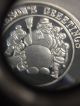 2008 1 Oz.  999 Fine Silver Happy Holidays Coin,  Seasons Greeting Silver photo 2