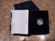 2013 W Gold Eagle Proof $5 1/10th Oz,  Low Mintage,  Incl Box And Gold photo 2