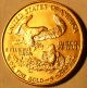 1990 1/10 Troy Oz Gold American Eagle $5 U.  S.  Gold Bullion Coin Bu Unc Gold photo 1
