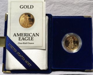 1992 One - Half Ounce Gold American Eagle Coin photo