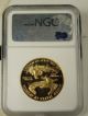 1986 - W $50 American Gold Eagle Proof Ngc Pf69 Ultra Cameo 1st Yr Issu Gold photo 3