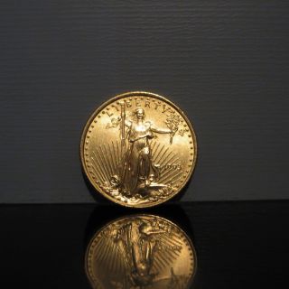 1993 1/10 Oz $5 American Gold Eagle - / photo