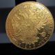 1915 Austrian 4 Ducat 40 Mm 13g.  986 Solid Gold Bullion Coin Gold photo 7