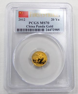 2012 20yn China Panda Gold Coin photo