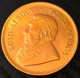 1984 1 Oz South African Gold Krugerrand Gold Coin,  22 Karat Pure Gold photo