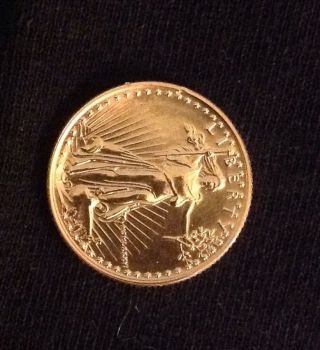 1986 1/4 Oz Gold American Eagle - Roman Numeral Date photo
