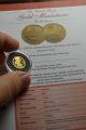 Mongolia 2006 Mozart 1000 Togrog 1/25 Troy Oz.  9999 Gold Proof - With Gold photo 1