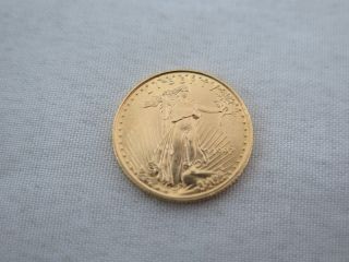 1997 Bu U.  S.  $5 1/10 Oz Gold American Eagle Coin photo