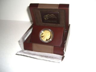 2009 - W 1 Oz Gold Proof Buffalo $50 Coin - All Packaging photo