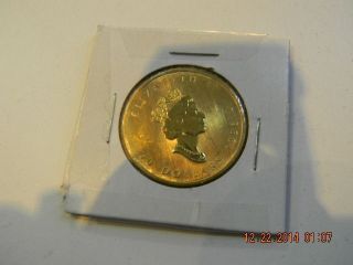 1996 1 Oz Gold Canadian Maple Leaf Gold Coin photo