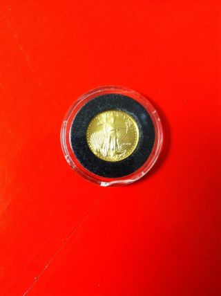 1999 $5 American Gold Eagle Coin 1/10 Oz U.  S.  Bullion,  Gem Bu,  24hr Nr photo