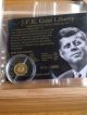 Rare 2014 24kt 1/2 Gram Gold Jfk Liberty Proof Coin Extreme Limited Edition Gold photo 2