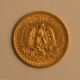 1918 Mexican Gold 2.  5 Half 2 1/2 Peso.  0603 Troy Oz Mexico 01218061z Gold photo 1