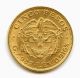 Colombia 1923 Gold 5 Pesos (km201.  1) Bu Scarcer Variety Bogota Sovereign South America photo 1