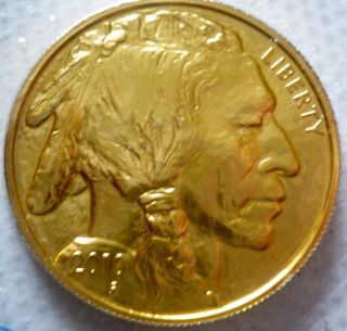 2010 American Buffalo One Ounce Gold Coin - - - Nr photo