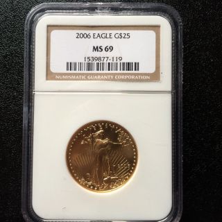 2006 American Gold Eagle $25 - Ms69 photo