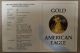 1986w American Gold Eagle 1oz Gold Proof Coin $50 Us W/coa Gold photo 5