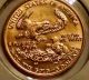 1989 $5 1/10th Oz American Eagle Gold Bullion.  999 Fine - Unc 71484 Gold photo 1