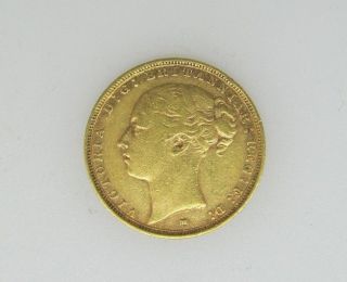 1887 M Australia Gold Sovereign Young Head & St.  George Rare.  2355 Agw 999 photo