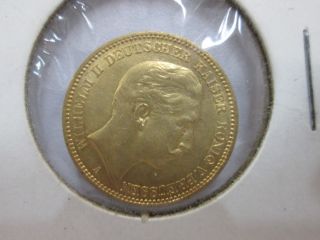 1903 German Gold 20 Mark Coin photo