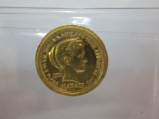 1994 Hawaii - Save The Ocean 1/20 Oz.  9999 Fine Gold Coin photo