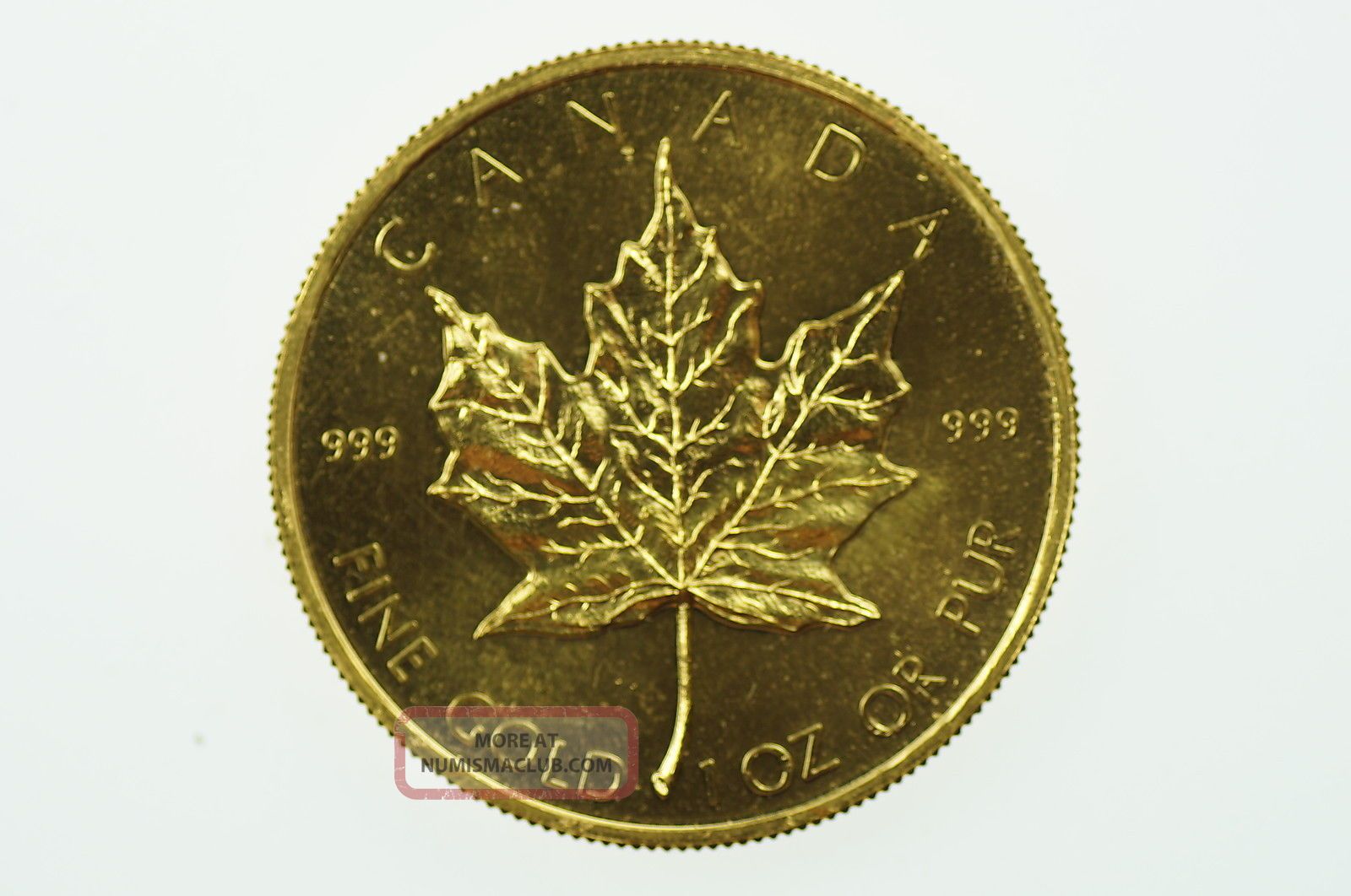 Canada 1979 1oz 9999 Pure Gold Maple Leaf $50 In Uncirculated Coins: Canada photo
