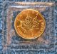 2009 Canadian 1/10 Oz.  9999 Gold Maple Leaf - Unc Gold photo 3