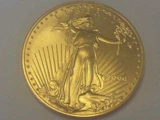 1999 $50 American Gold Eagle Not Scrap 1 Troy Ounce photo