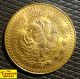 1981 1/2 Onza Oro Puro Mexico ½ Troy Ounce Pure Content Solid 90 Gold Coin Nr Gold photo 1