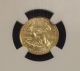 2010 $5 American Gold Eagle 1/10 Oz Early Releases,  Ngc Ms70 Gold photo 5
