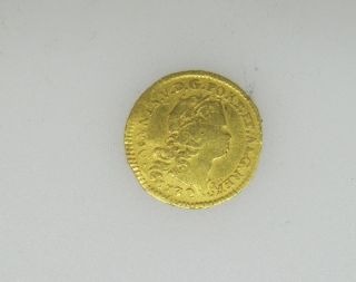 Grenada: 1732 British Colony.  Gold 9 Shillings,  Portugal 800 Reis Very Rare 50 photo
