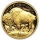 2008 - W 1/10 Oz Proof Gold Buffalo Coin - And Certificate - Sku 57266 Gold photo 2