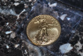 2014 Gold American Eagle Coin 1oz photo