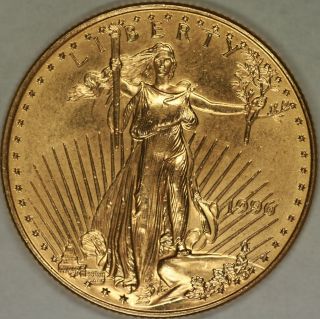 1996 $25 Half Ounce Gold Eagle Greysheet Bid $1525 photo