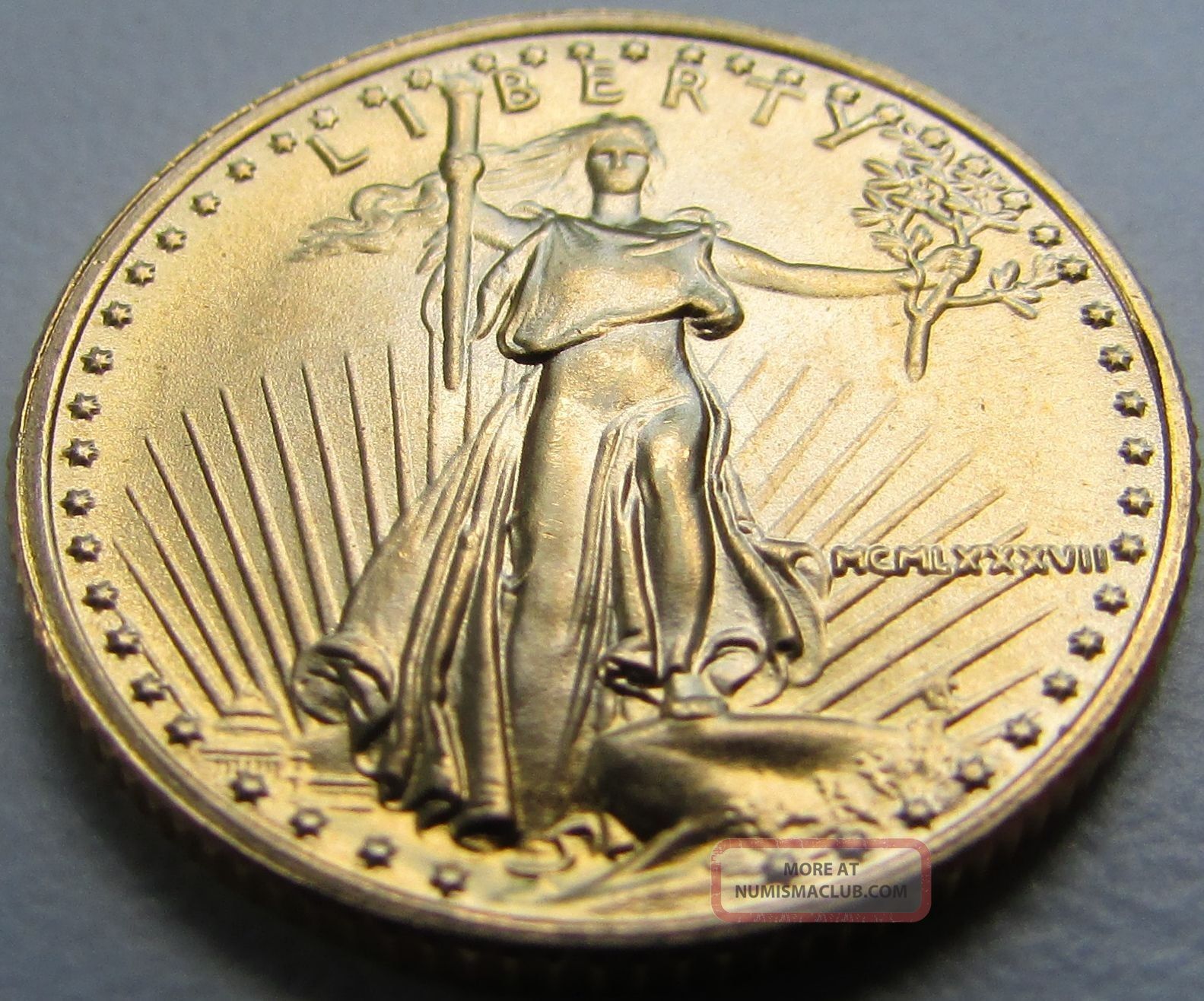 1987-mcmlxxxvii-1-10-oz-american-gold-eagle-5-dollars-coin