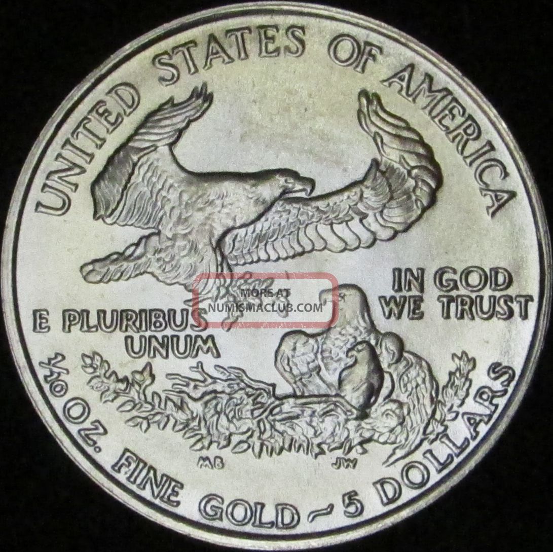 1987-mcmlxxxvii-1-10-oz-american-gold-eagle-5-dollars-coin