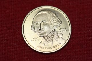 1776 - 1976 George Washington.  500 Fine Gold photo