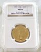 1989 $25 1/2 Oz Gold American Eagle Ngc Ms64 Certified Gold photo 2