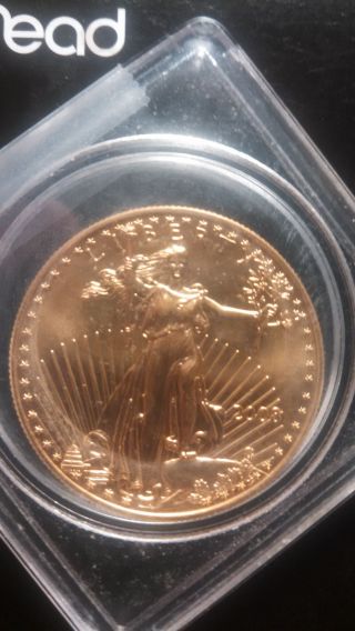 2008 1 Oz Gold American Eagle - Brilliant Uncirculated 50.  00 Gold Coin photo