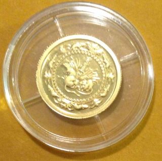 Mongolia Year Of The Rat 1/25 Oz 999 Pure Gold Coin photo