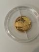 2000 Republic Of Liberia $25 Gold Coin.  7300g (worlds Smallest Gold Coin) G.  W. Gold photo 2