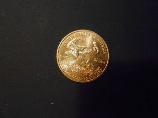 1/4 Oz.  Gold American Eagle Bu Coin Date 2009 photo