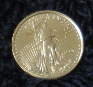 1997 1/10 Oz $5 Gold American Eagle 3 - Day photo