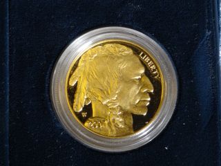 2007 W 1oz Proof Gold Buffalo Coin.  $50 With Box photo