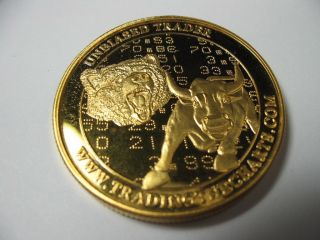 Northwest - 1 Troy Ounce Gold Coin - Trading The Charts - Nytm photo