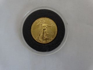 2014 $5 American Eagle 1/10 Oz Gold Coin - - - Nr - - - photo