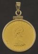 Rare 1983 Canada $10 Maple Leaf 1/4 Oz.  9999 Fine Gold Coin W/ 14k Bezel Pendant Gold photo 1